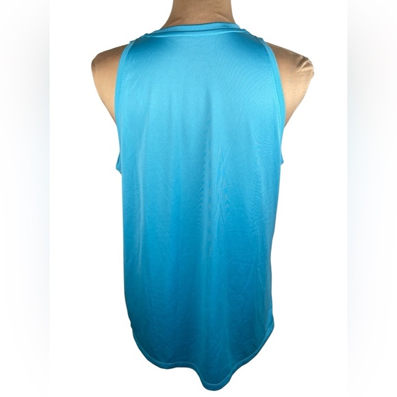 Nike Aqua Blue Athletic Tank Size Large - Picture 3 of 7